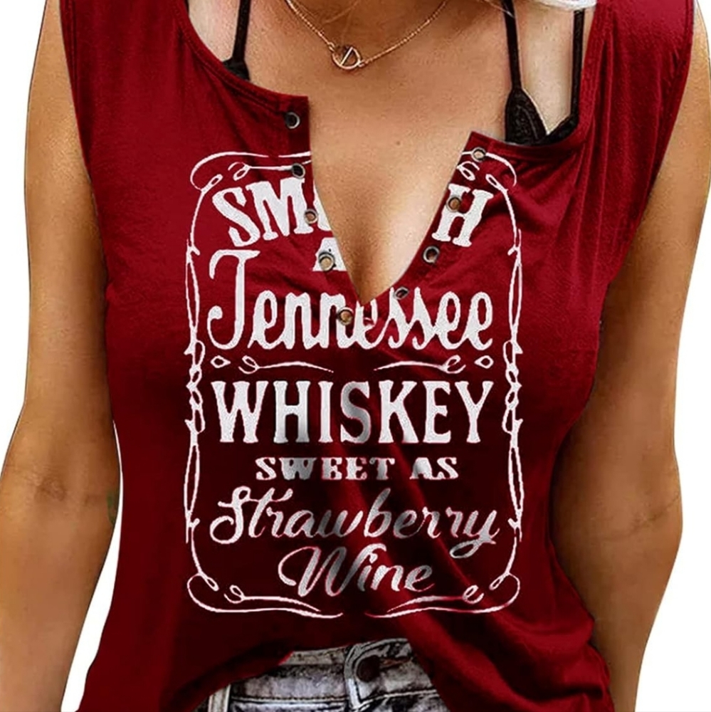 New . Graphic Top
